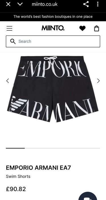Pantalon scurt Emporio Armani