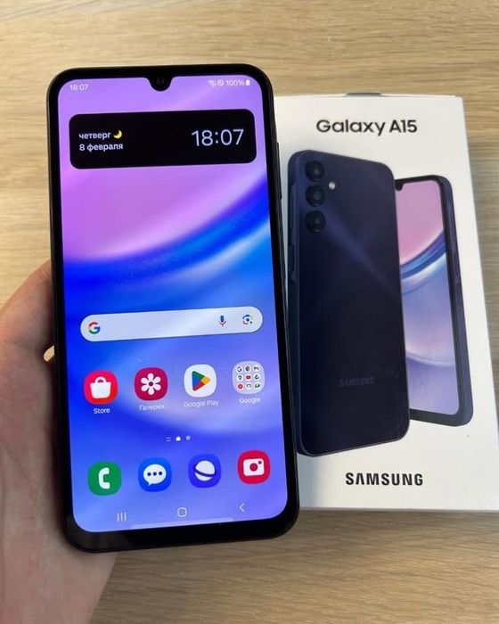 Самсунг А15   5G , kok rangli /бу