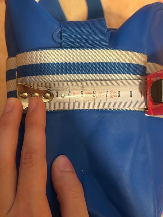 Синя спортна чанта през рамо Adidas. Много запазена