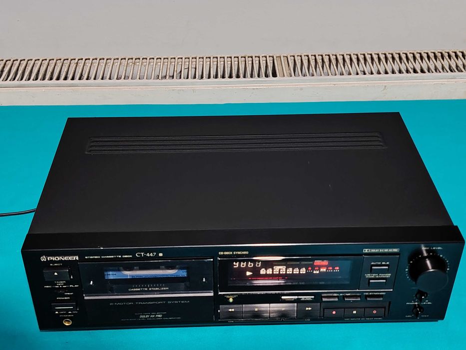 Pioneer CT-447 Stereo Cassette Deck, HX PRO