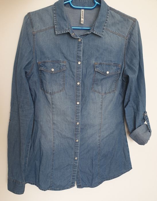 Cămașă denim Stradivarius marimea S