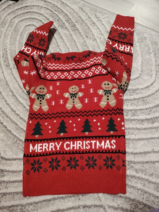 Pulover Crăciun mărimea 6-7 ani