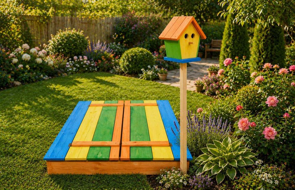 Къща  за птици ;сглобена или DIY комплект за деца;Детски комплект за сглобяване и оцветяване на къщичка за птички