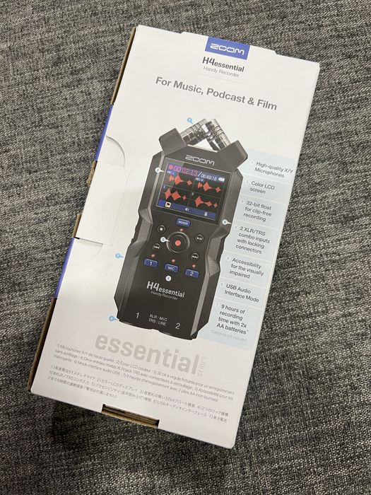 Рекордер Zoom H4 Essential, 32-bit float