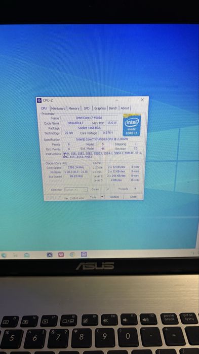 Продам ноутбук asus core i7