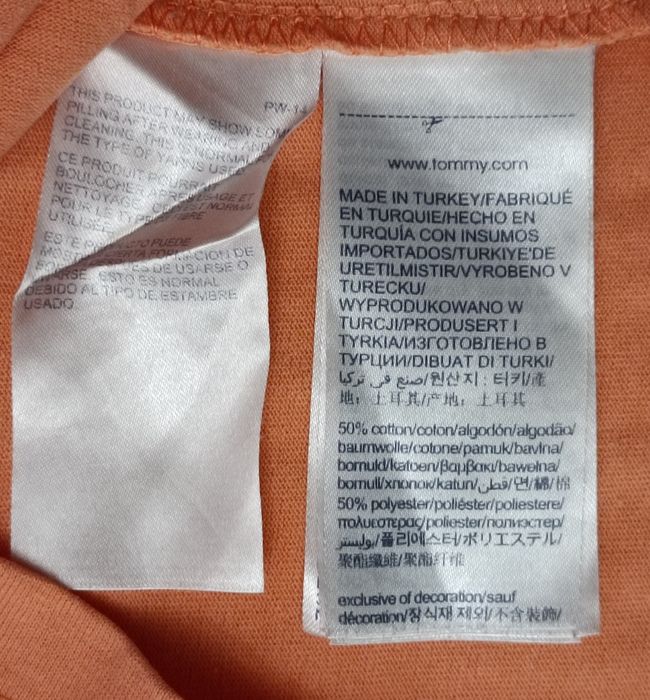 Tommy Jeans Logo Shirt оригинална тениска S памучна фланелка