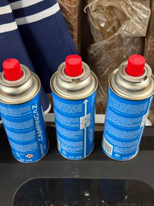 Преносим газов котлон за къмпинг + 3 бутилки газ