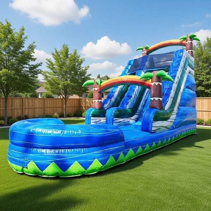 Topogane / Tobogane gonflabile copii, casute gonflabile, trambuline