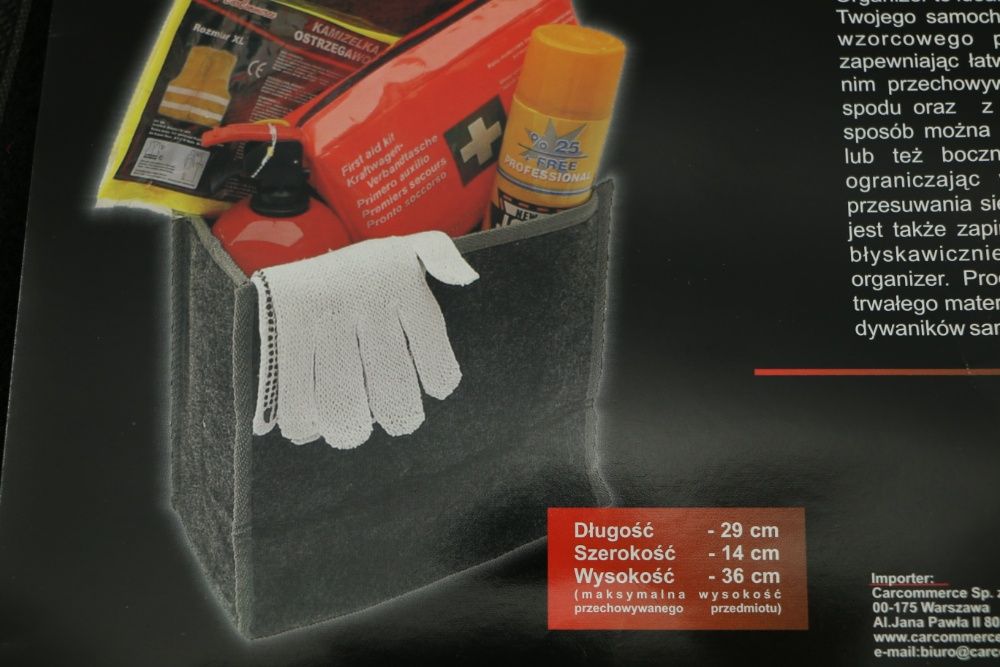 органайзер за багажник, полски, внос от Полша