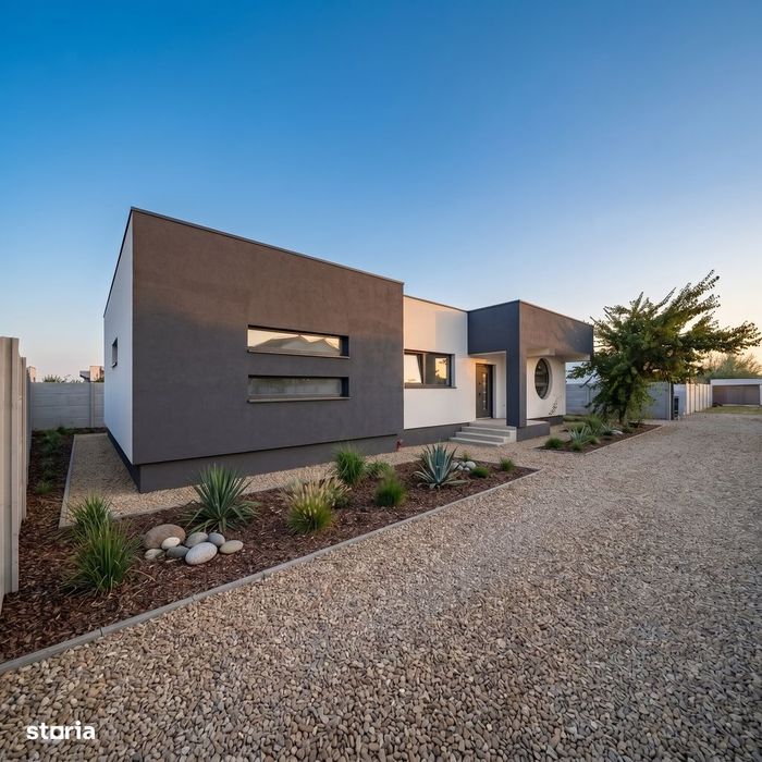 Casa individuala pe parter, 4 camere, teren 650mp