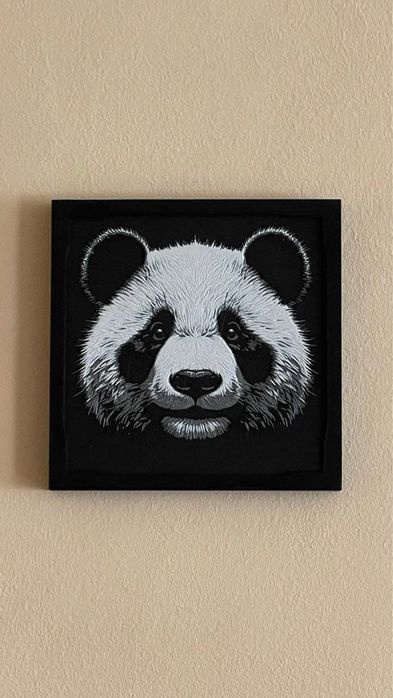 3D релефна картина животинско царство - панда