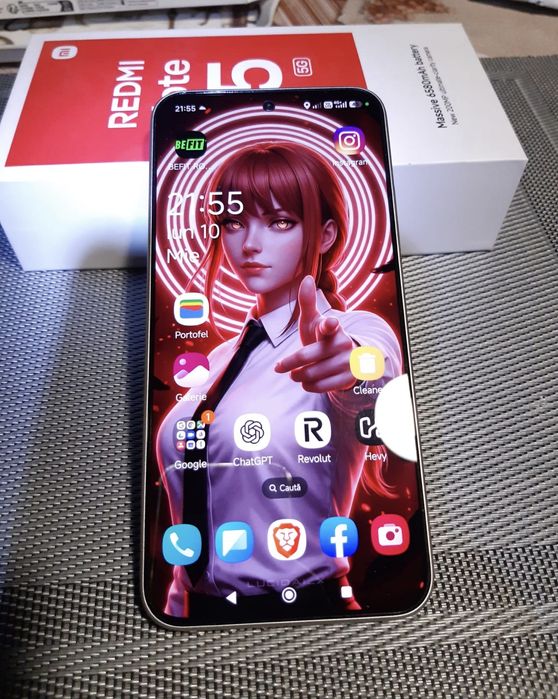 Xiaomi Redmi Note 15 Pro 5G, 8GB RAM, 256GB, Titanium, Ca Nou, Cutie + Încărcător Original
