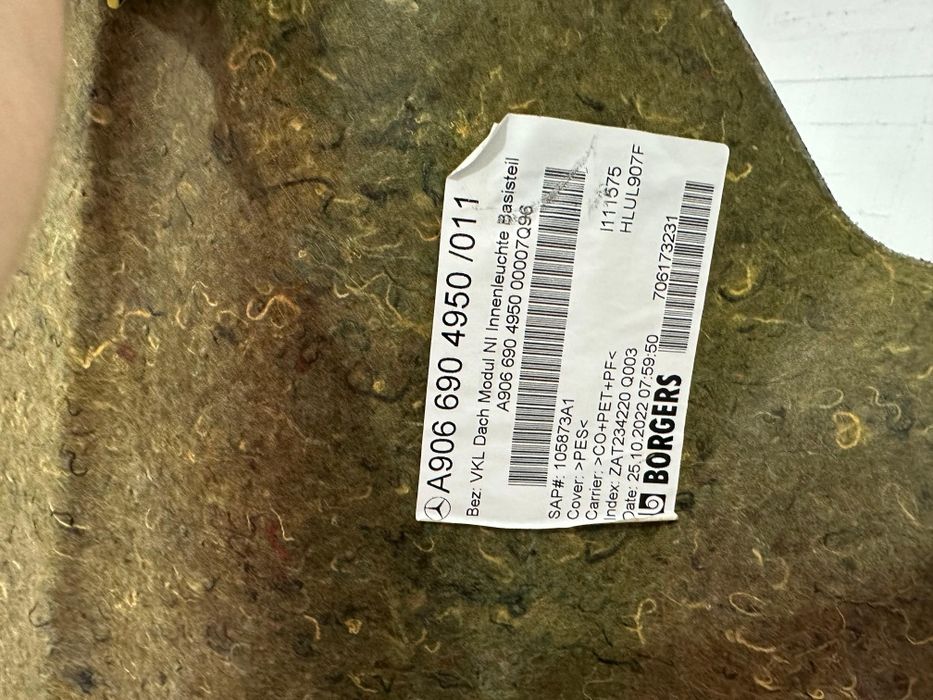 W906 / W907 - Мерцедес Спринтер оригинален таван  L2H1  - 2006/2025