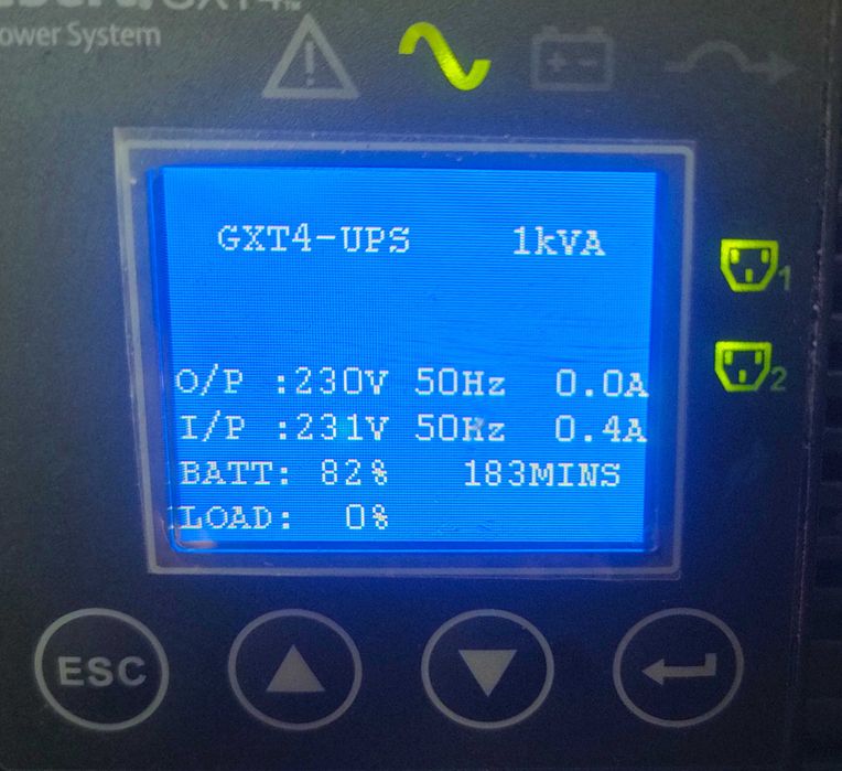 UPS Liebert 1000Va-0.9kw. online, гаранция, цената е с вкл. ДДС