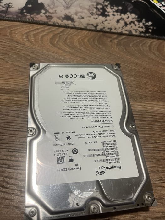 Жесткий диск 1 терабайт