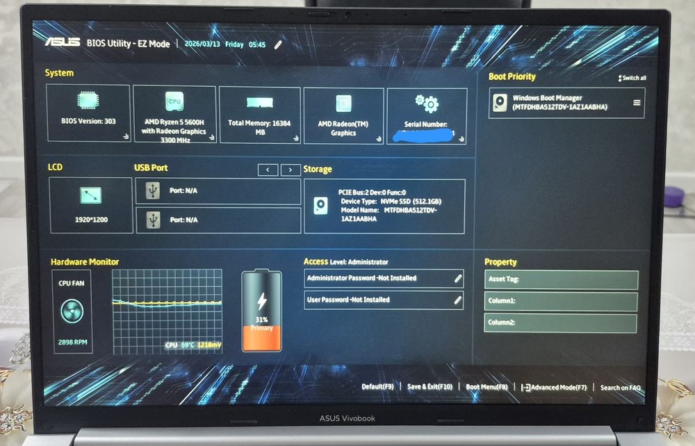 Asus Vivobook 16X M1603QA