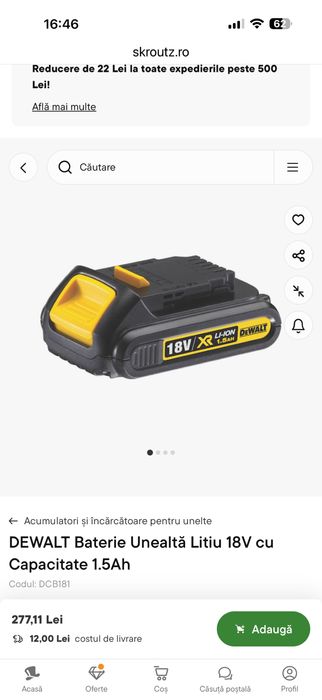 Baterii DeWalt noi-Originale