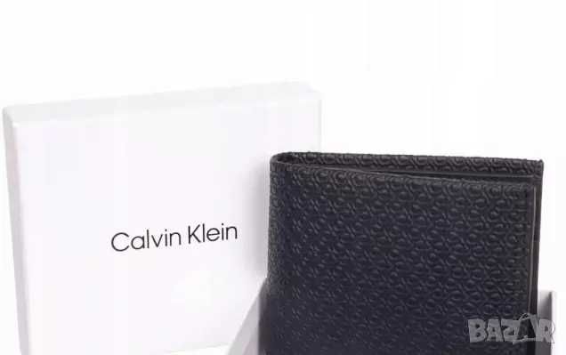 Оригинален, мъжки портфейл на Calvin Klein. Естествена кожа