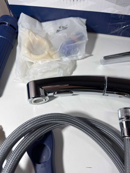 Baterie Baterie bucatarie Grohe Start cu dus kitchen mixer low spout