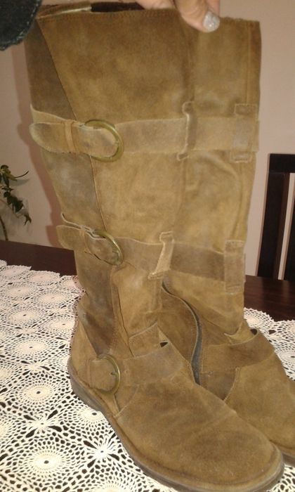 Боти BIG STAR естествена кожа,Ботуши от ЕСТЕСТВЕНА лицева кожа