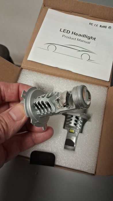 Led крушки с лупи XSTORM H4/X4 30000LM 12V 100w/