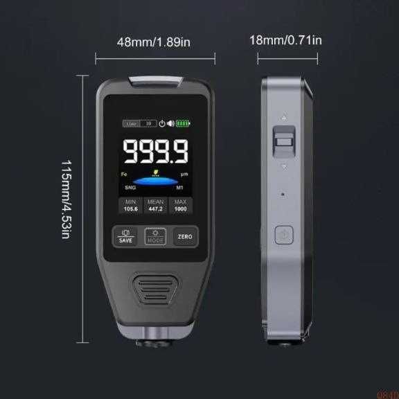 Автомоб-й измеритель толщины краски-новый- с гарантией - доставка