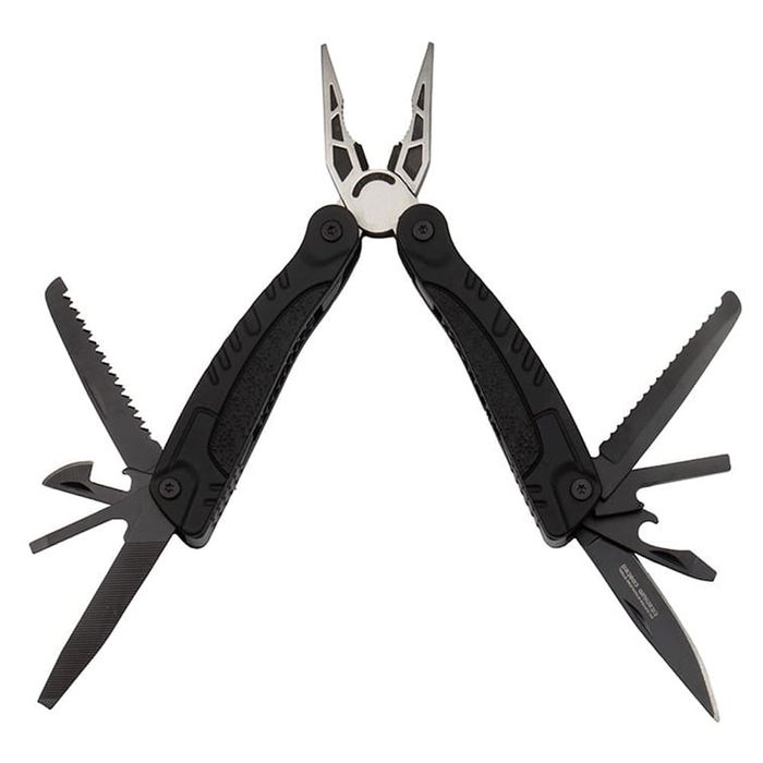 Cleste multifunctional, Survival Gear, otel, 18 functii, 24 cm