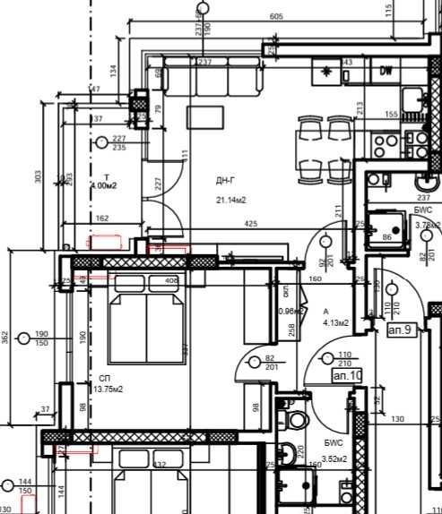 Продава се Двустаен апартамент в Пловдив, Христо Смирненски - 69 кв.м за 1438 €/кв.м - Снимка #1