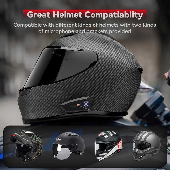 Интерком XGP X1 Bluetooth слушалки с асистент, 40 мм високоговорители