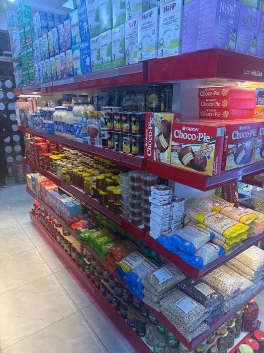 Полка стеллаж витрина магазин учун