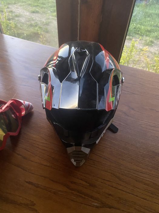 Casca moto enduro bicicleta-L