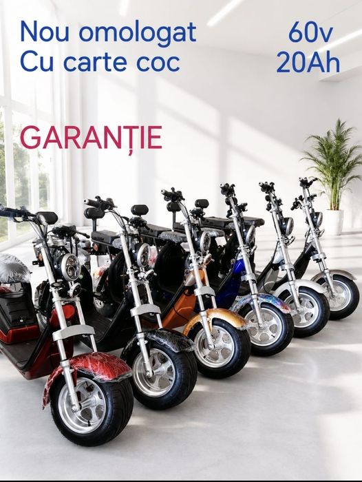 Scuter electric nou City Voltaj. 60