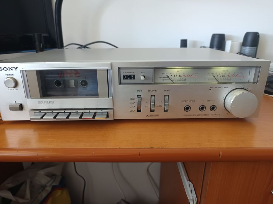 Casetofon deck Sony TC-K 22,vintage,perfecta stare.