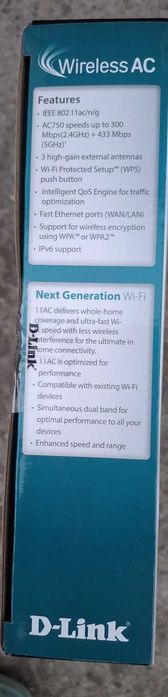 Vand router Dlink nou wireless