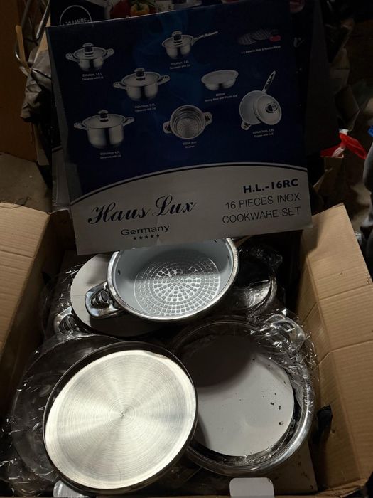 Oale inox cu inductie 16 piese noi