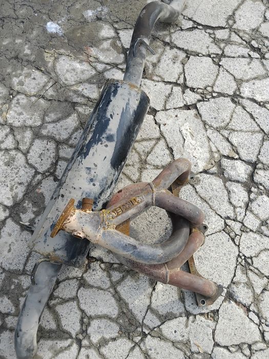 Коллектор с глушителем