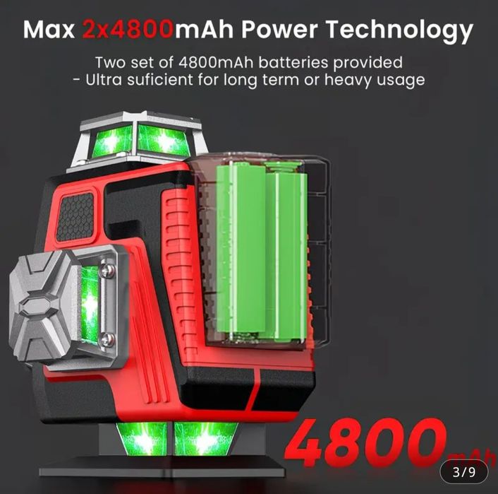 Laser Profesional 4D 16 linii tehnologice Green Laser