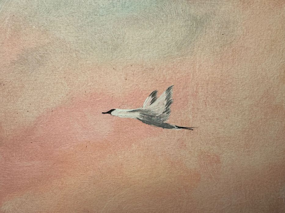 Картина “Есенен полет”  единствен оригинал