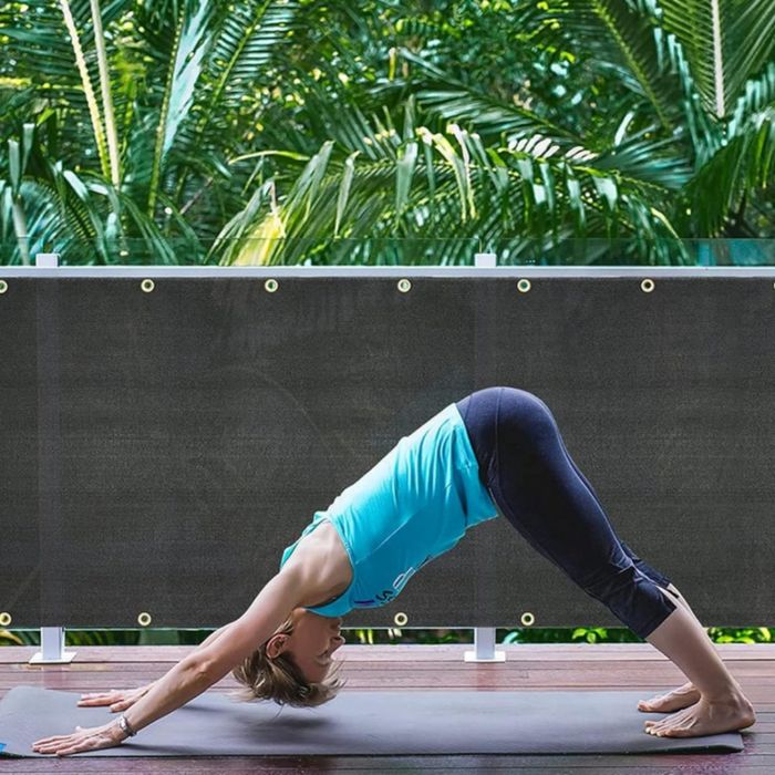 Защитно покритие за балкон и ограда 1 x 5 м – здраво, устойчиво и лесно за монтаж