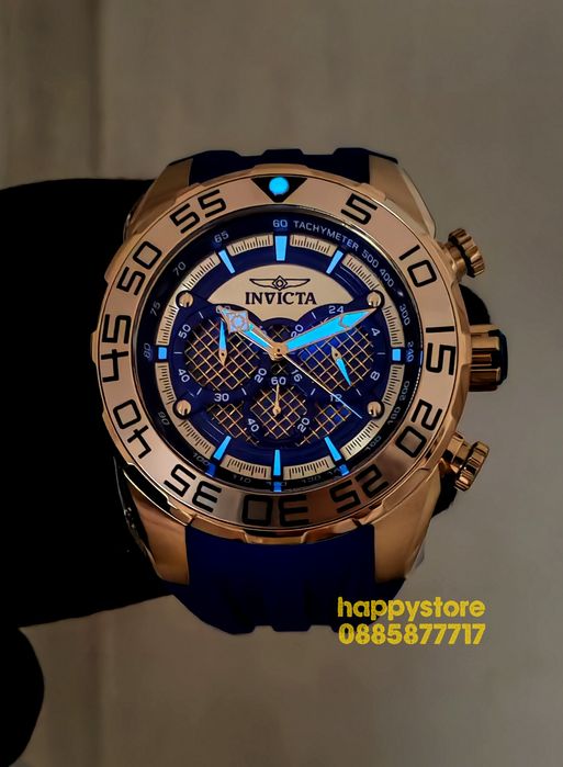 INVICTA Pogo Blue 50mm, Инвикта нов ръчен часовник