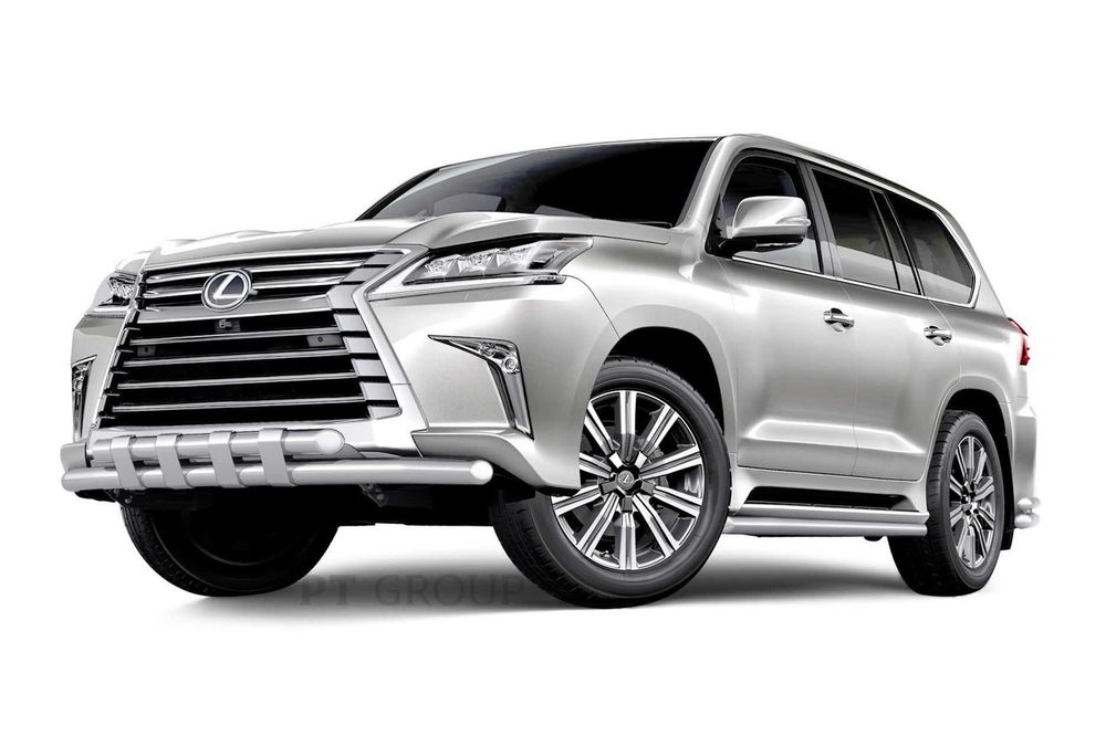Защита порогов окантовка для LEXUS LX 450D 2015 г.в.