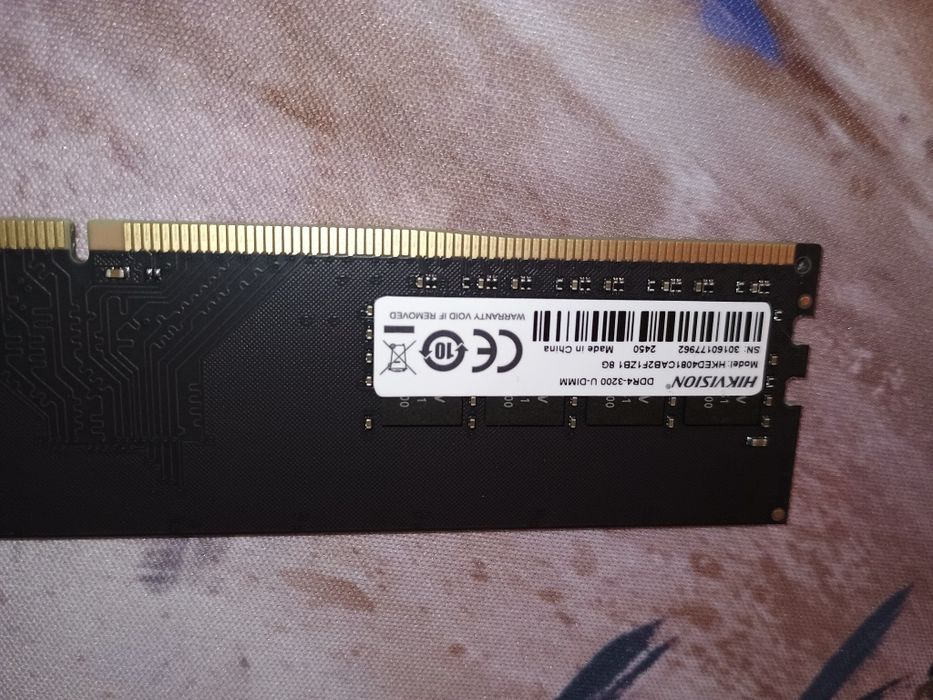 Продам ОЗУ ddr4 hyklvision 8GB 3200