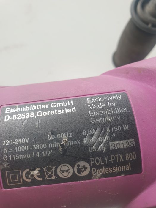Poly Ptx 800 masina de slefuit profesionala.