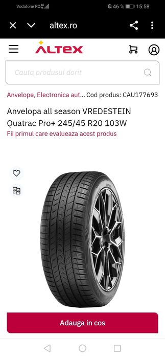 Cauciucuri all season vredestein