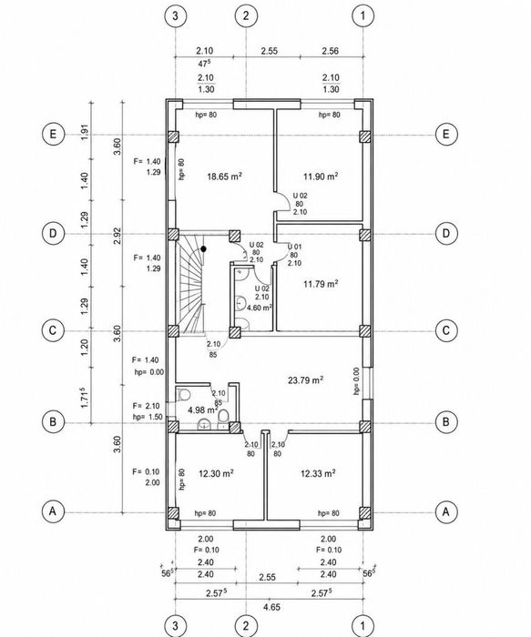 Structură P+2 de vânzare | Zona Spital Fundeni.