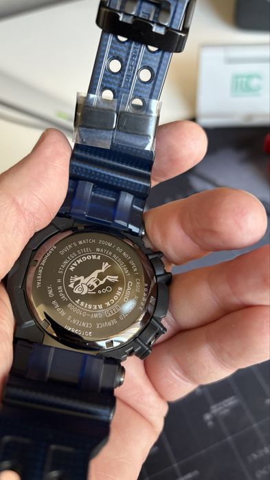 Casio G-Shock Frogman GWF-D1000B JDM curea si bezel noi
