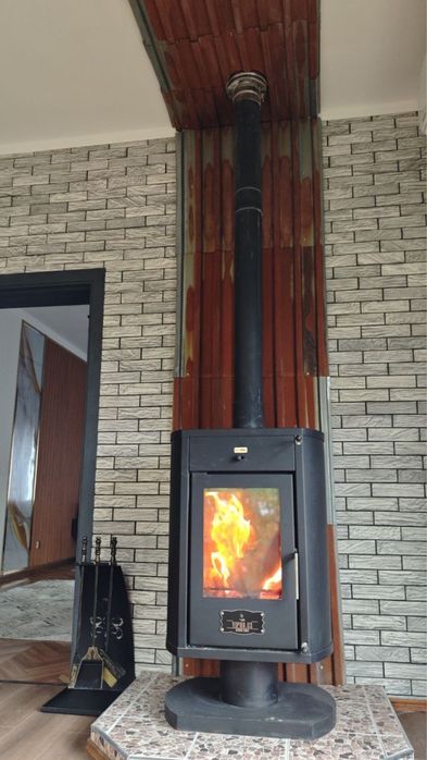 Печь-камин "PRO-735",камин,печь,каминная топка,отопление,обогрев