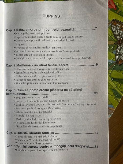 Carte Tantra, initieri sexuale secrete in Orient