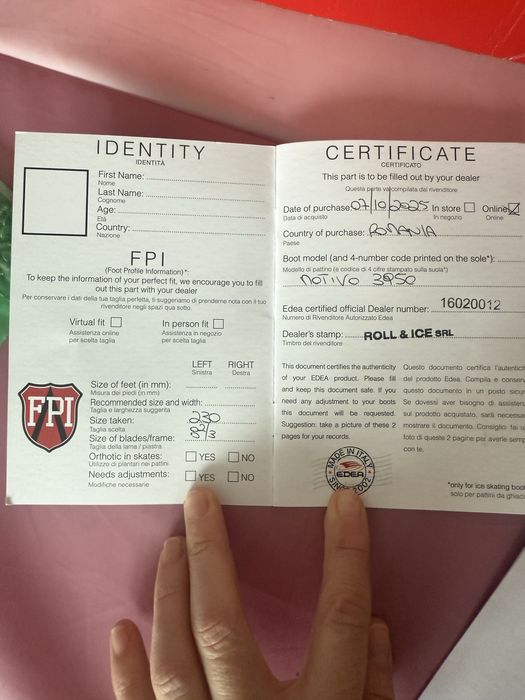 EDEA patine marimea 230