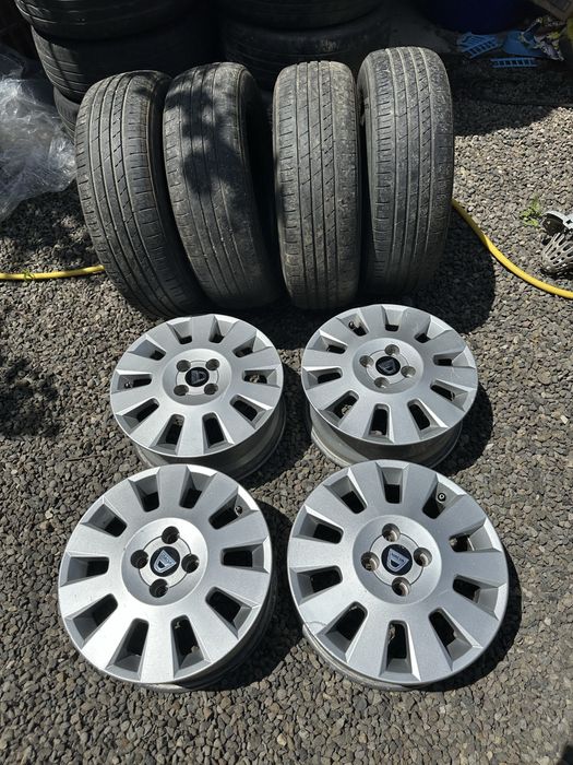 Jante originale 15 4 100 Logan Sandero Stepway Dokker Lodgy Renault Opel cauciucuri vara